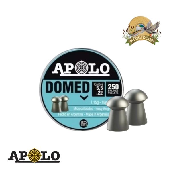 APOLO DOMED 5,5mm 18gr / 250 Unidades