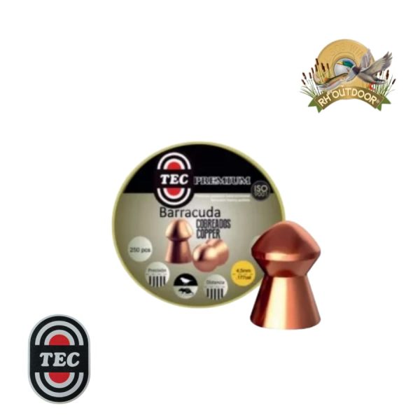 TEC PREMIUM BARRACUDA COPPER 4,5mm 11gr / 250 Unidades