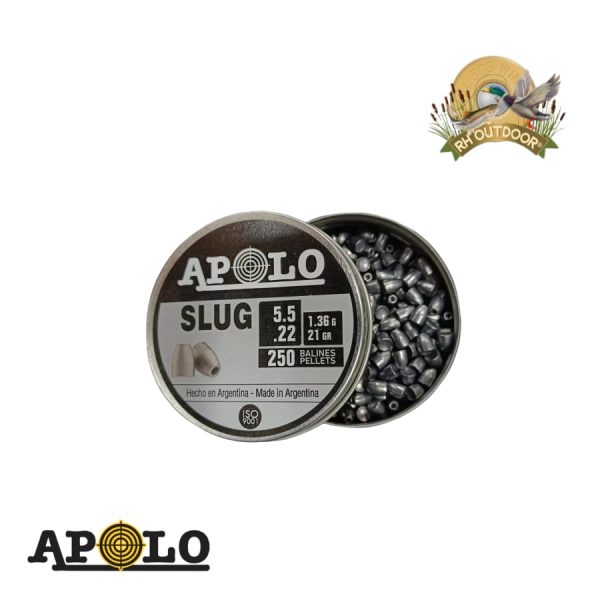 APOLO SLUG 5,5mm 21gr / 250 Unidades