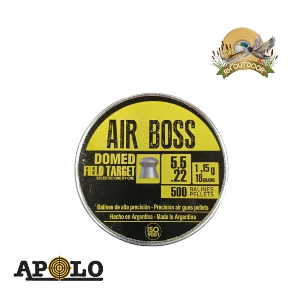 APOLO AIR BOSS DOMED FIELD TARGET 5,5mm 18gr / 500 Unidades