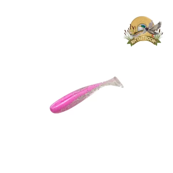 Vinilo Silicon Bait Catch Big Fish Soft Worm Rosa