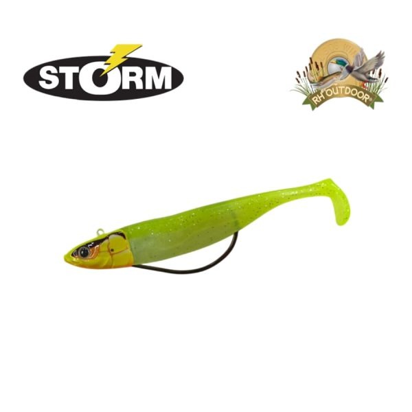 Vinilo Storm Biscay Shad Coastal Hot Chartreuse 40g