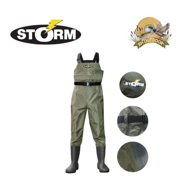 Wader Storm PVC Nylon 420D Verde