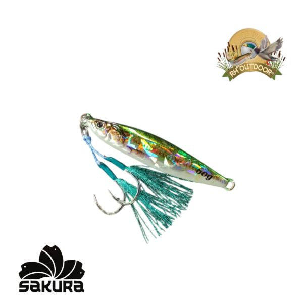 Jigg Sakura Kibakuzai Glow 60g Silver Green