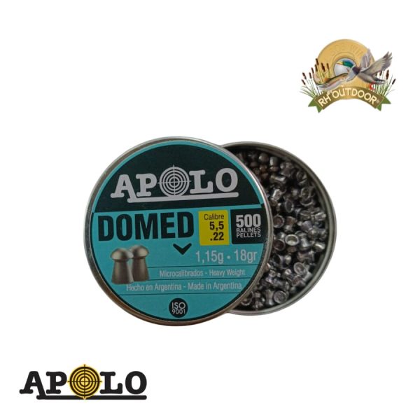 APOLO DOMED 5,5mm 18gr / 500 Unidades
