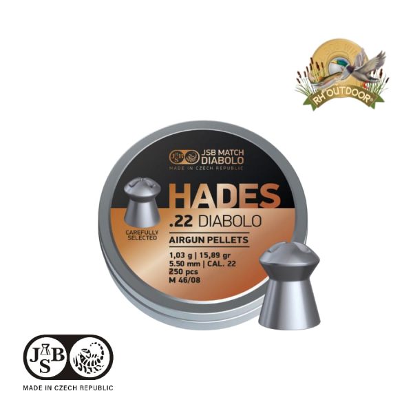 JSB HADES DIABOLO 5,5mm 15.89gr / 250 Unidades