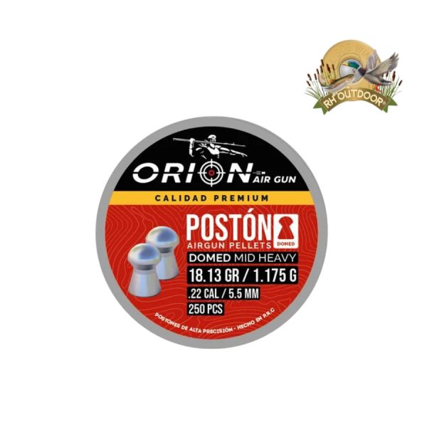 POSTONES ORION DOMED MID HEAVY 5,5mm 18.13gr / 250 Unidades