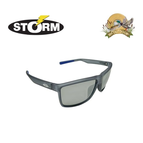 Lentes Storm Wildeye RockFish Matte Blue Cristal / Black Glass