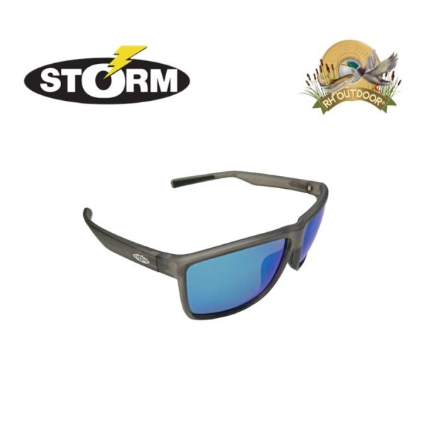 Lentes Storm Wildeye RockFish Matte Black Cristal / Blue Glass