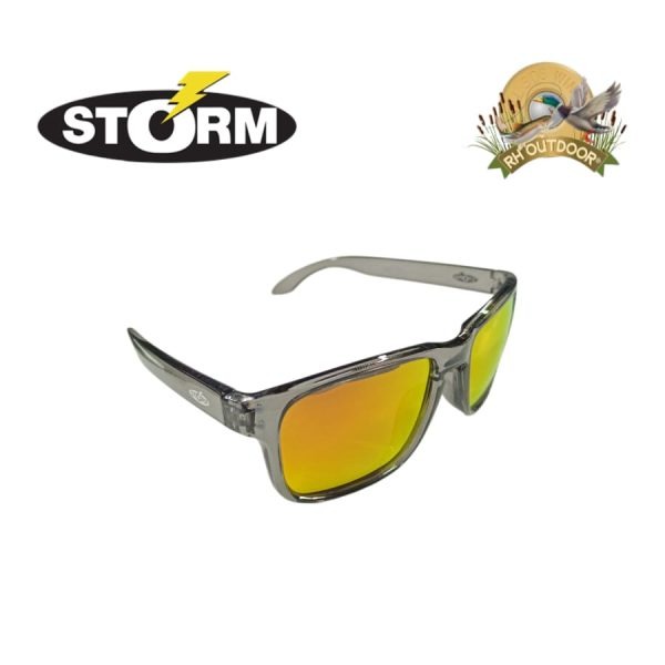 Lentes Storm Wildeye Seabass Black Cristal / Red Glass