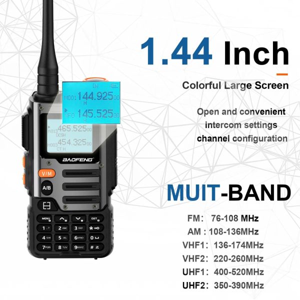 Radio BAOFENG GMRS UV-K68 VHF / UHF - Imagen 4