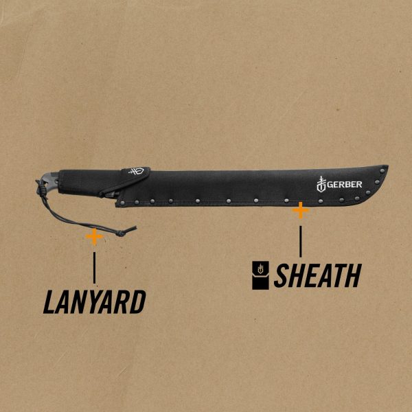 Machete Gerber Gator Bush 17.9" - Imagen 5