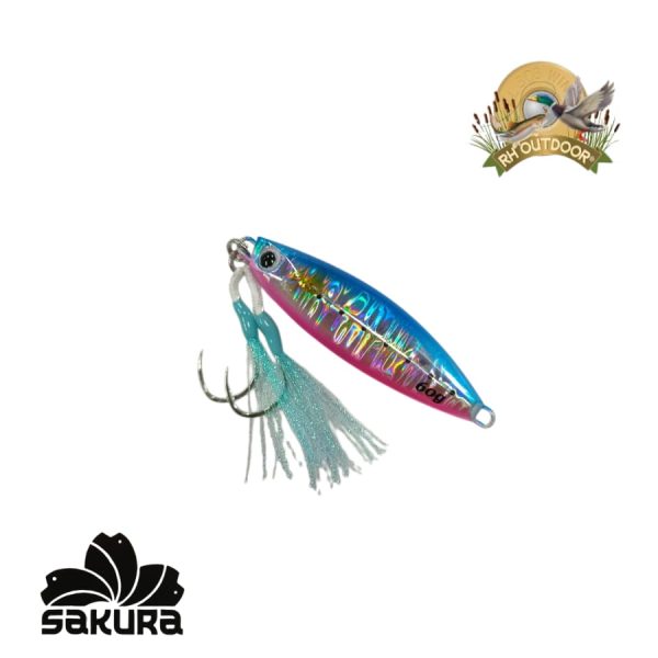 Jig Sakura Tsubame Glow 60g Blue Pink Sardine