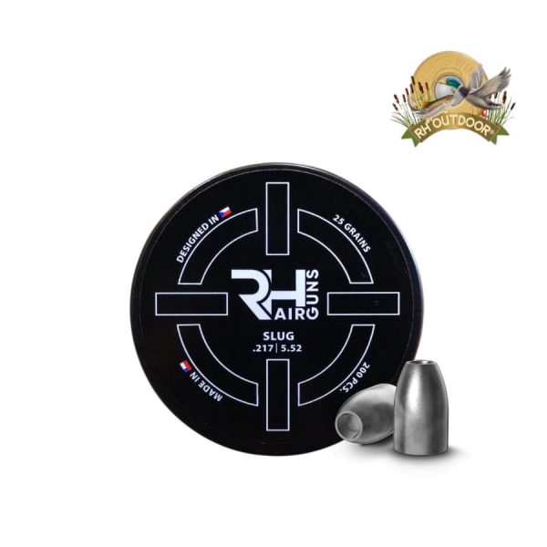RH Airguns Slug 5,52mm (.217) 25gr / 200 Unidades
