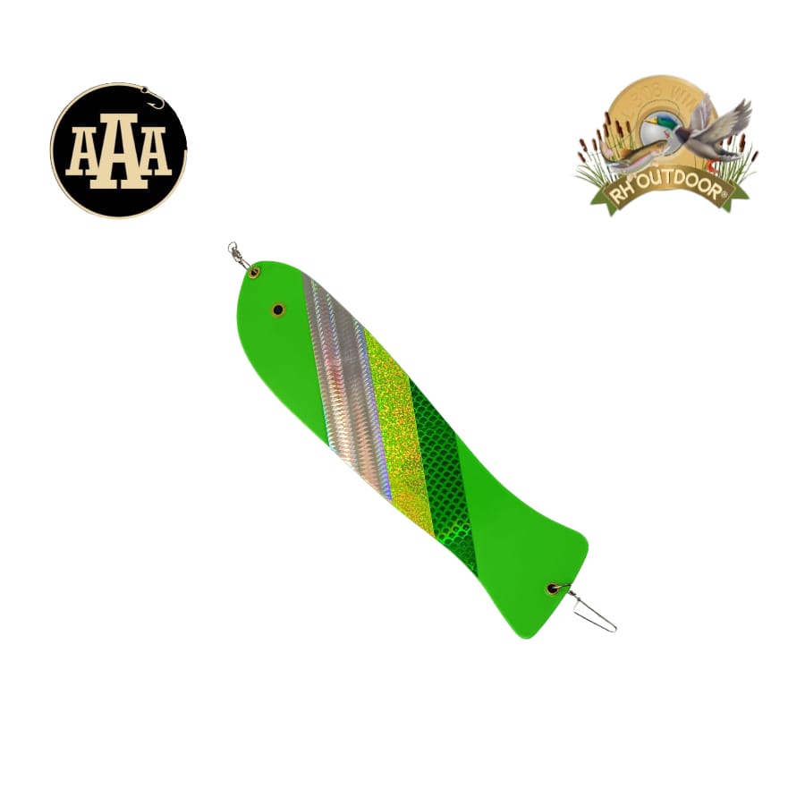 Flasher Dodger Green Worm - AAA