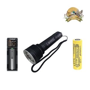 Kit Linterna Luz Roja Hunt Pro Gears 21700- 300 Lumenes