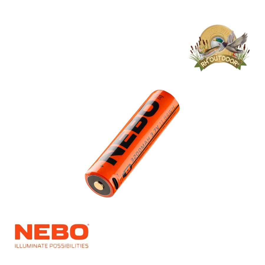 Batería recargable Nebo 18650 (3200mAh 3.7V)
