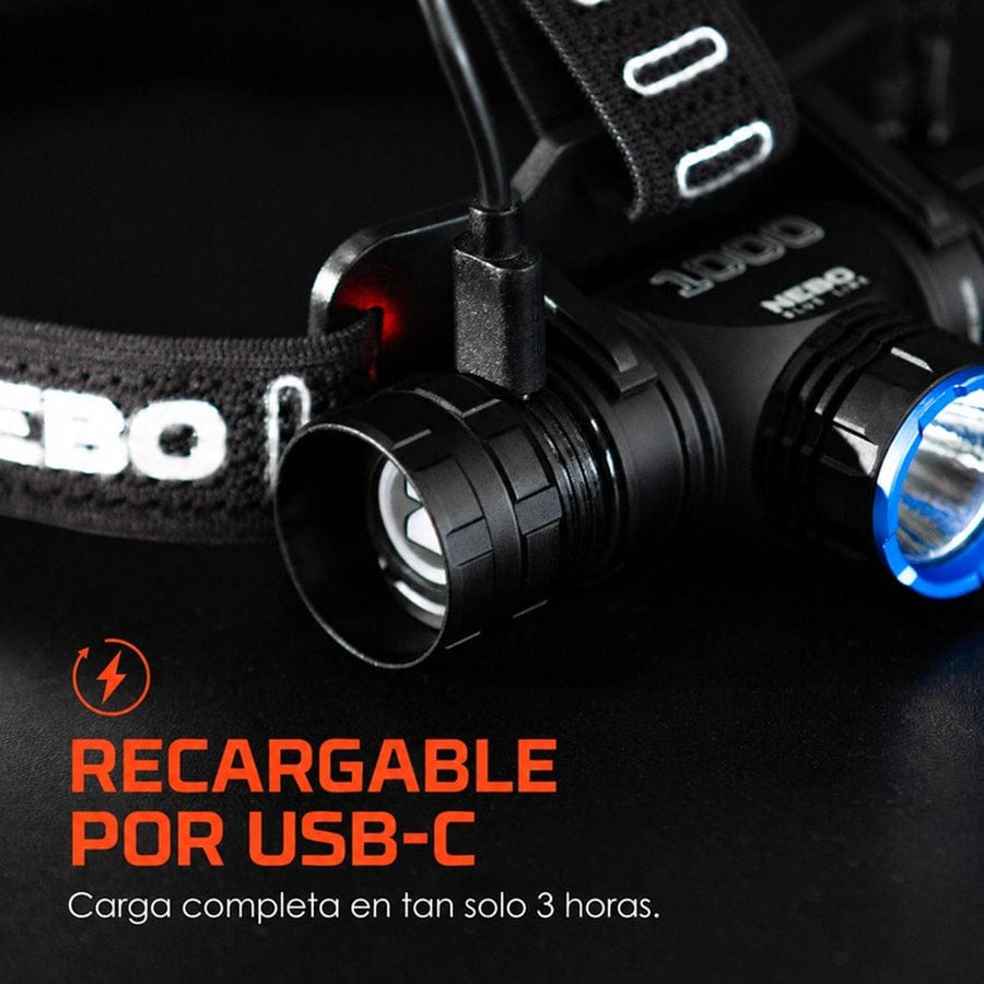 Linterna Frontal NEBO BLUELINE 1000 Lúmenes / Flex - Imagen 4