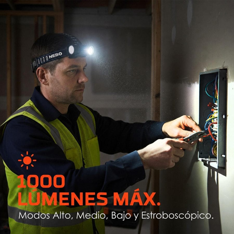 Linterna Frontal NEBO BLUELINE 1000 Lúmenes / Flex - Imagen 6