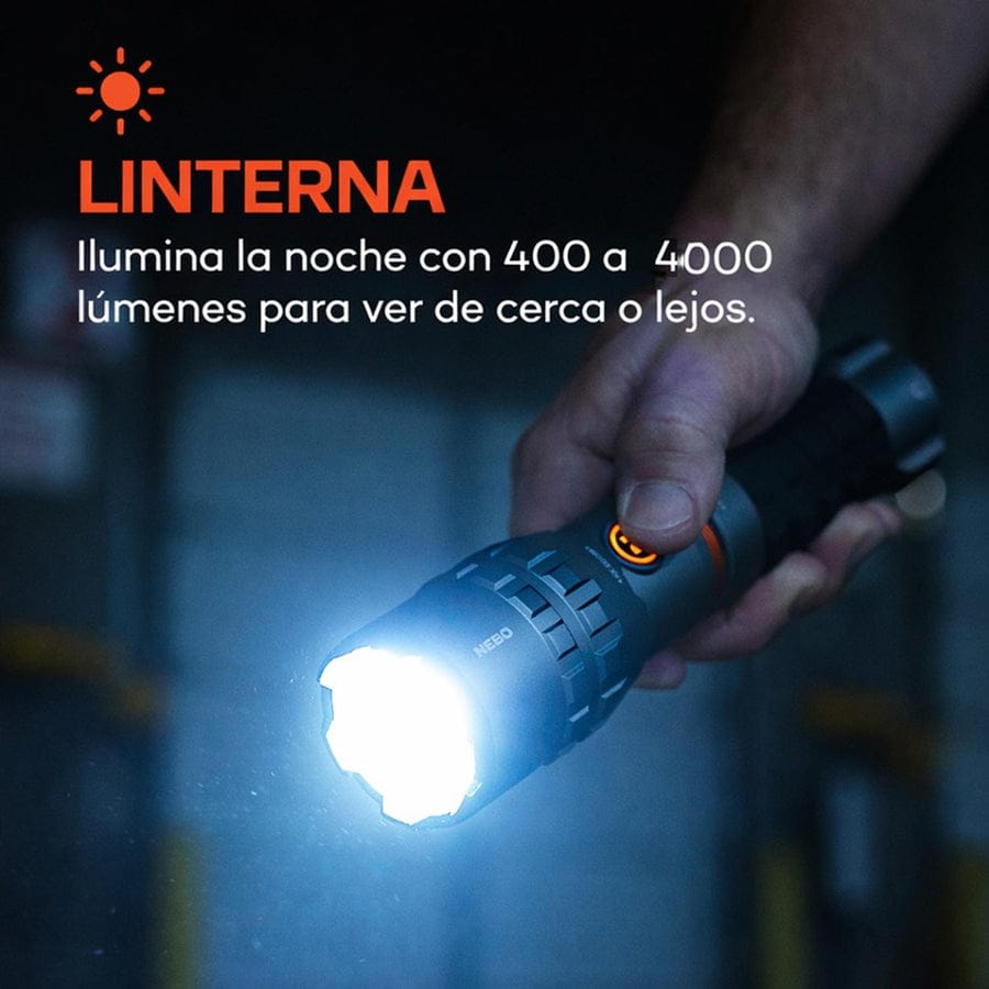 Linterna Recargable NEBO Slyde King 4K 4000 Lúmenes - Imagen 7