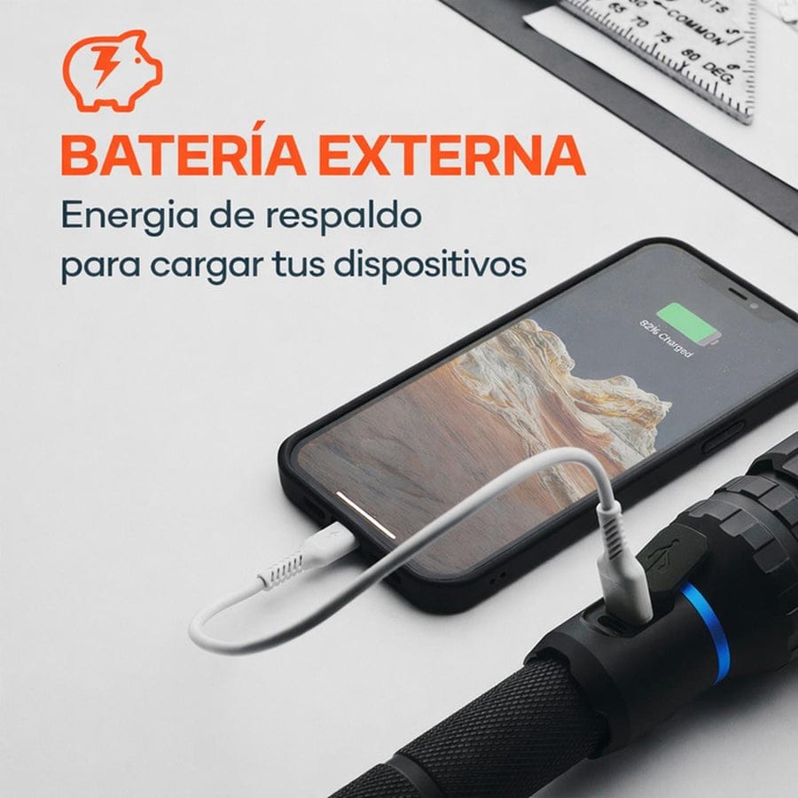 Linterna NEBO BLUELINE 2600 | Flex Power + Power Bank - Imagen 6